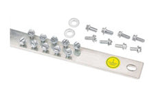 Panduit RGRB19Y Grounding Busbar Kits 19 in. 14 mounting Holes