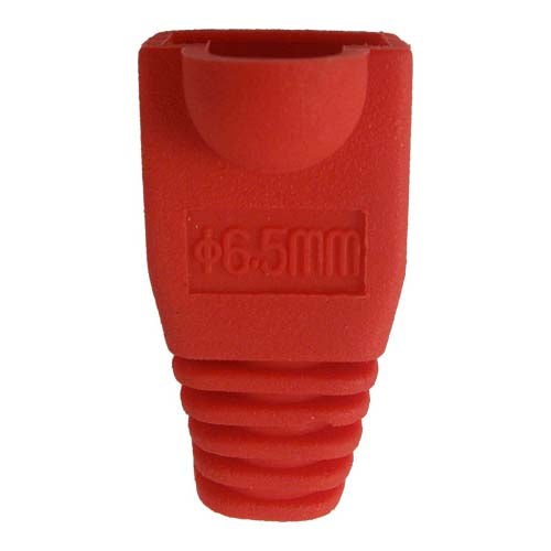 Vertical Cable 015-037RD-10 RJ45 Slip-On Boot Cat5E/Cat6 Red (Pack of 10)