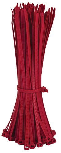 Vertical Cable 045-T50I2C2UL 12″ Cable Ties Plenum c(UL) Listed Red (Pack of 100)