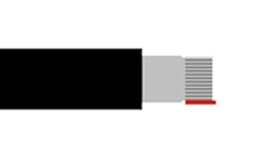 Belden Cable 28 AWG Shielded Jacketed 9L283XX Series .050″ Pitch PVC Cable