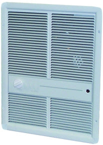 TPI HF3316T2RPW 4000/3000/2000/1500W 240/208V Fan Forced Wall Heater White