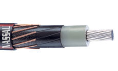 Prysmian Cable 2 AWG CU 5kV TRXLPE DOUBLESEAL 133% Copper Single Phase - Full Neutral Medium Voltage Utility Cables Q54030A