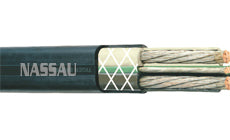 Amercable Tiger Brand Type G 6 AWG Flat 2/C Mold-cured Jacket 2000 Volts Mining Cable 36-320-006