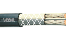 Amercable Tiger Brand Type W Flat 2/C Mold-cured Jacket 600/2000 Volts Mining Cable 36-311