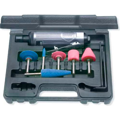 Urrea Mini Heavy Duty Die Grinder Set UP860K 22000 RPM 3/8" Hose ID