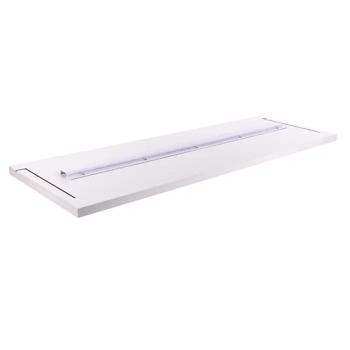 48" Wide Pipeline Shelves Econoco PSORSLF48-MLWH (Pack of 2)