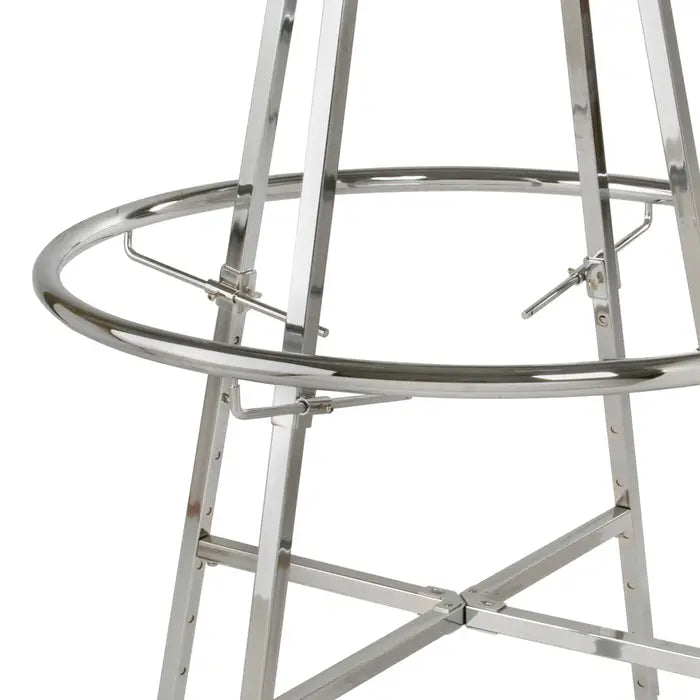 Set of 4 Adjustable Clamps for Double Hanging Round Racks Econoco KH7 (Pack of 5)