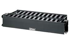 Panduit WMPH2E Horizontal Cable Manager Front And Rear 2 RU Black