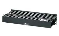 Panduit WMPSE Horizontal Cable Manager Front And Rear 1 RU Black