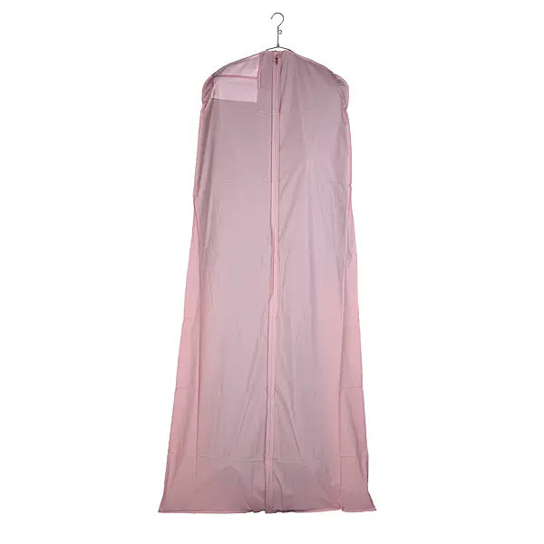 24 in. Bridal Gown Covers - 3-Gauge Vinyl with Taffeta Finish with Hanging Document Pocket Econoco PNK72 (Pack Of 36)