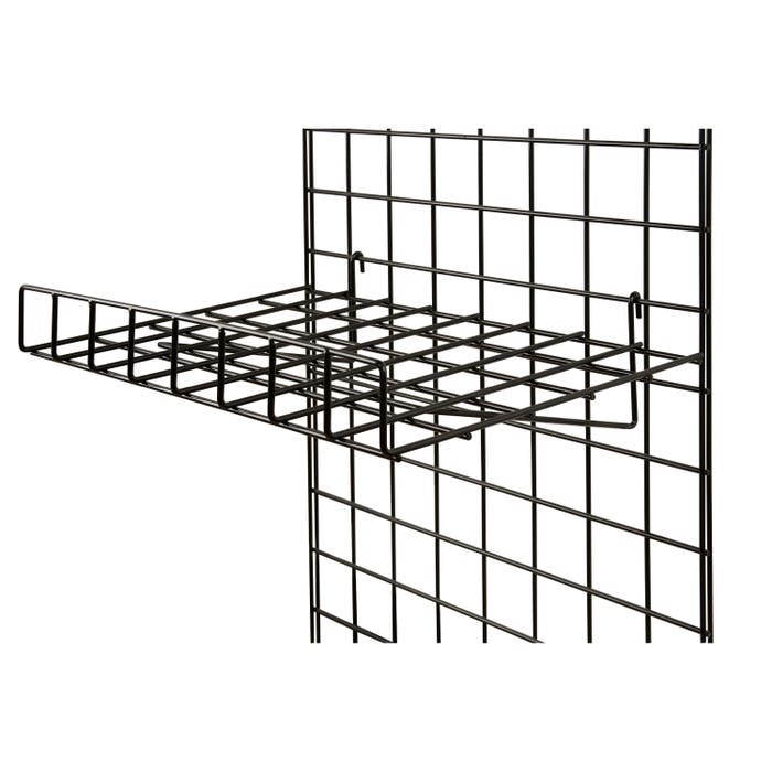 24"L x 15"D Straight Shelf w/ Front Lip Econoco BLKS/93