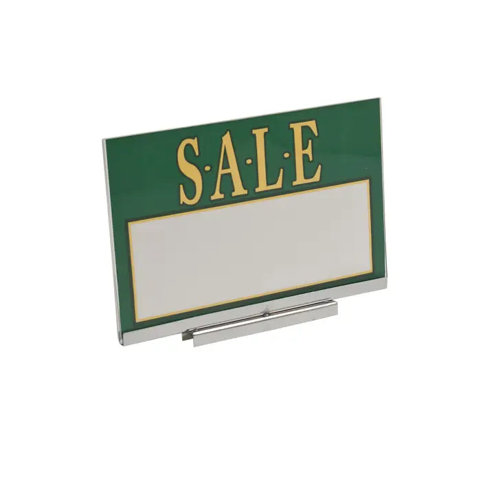Acrylic Sign Holder with Magnetic Chrome Base Econoco PJM711 (Pack of 24)