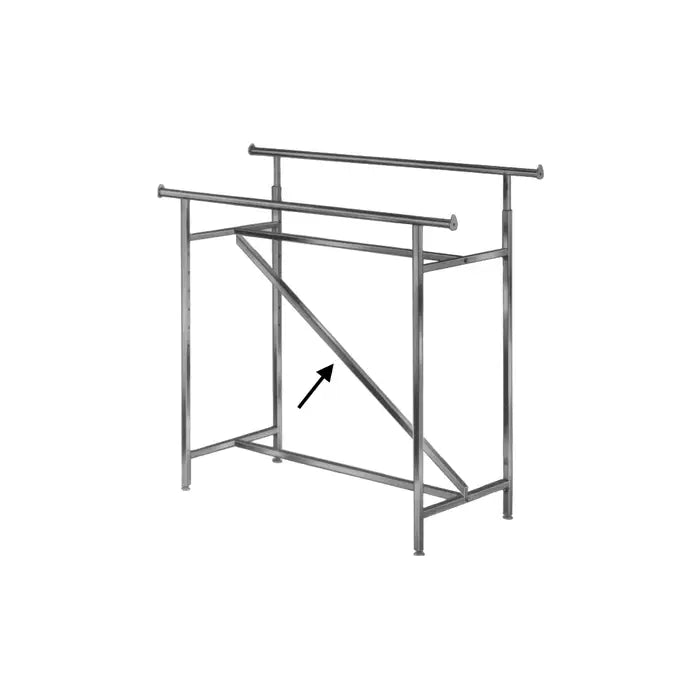 Optional Z-Brace for Double Hangrail Box Rack Econoco I705 (Pack Of 10)