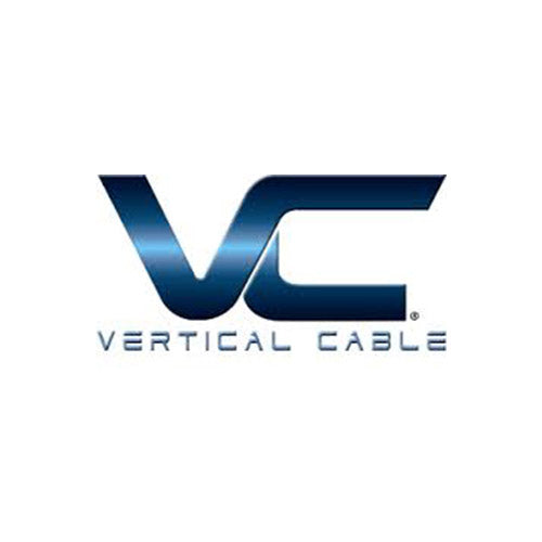 Vertical Cable 077-2052/5RD 28AWG CAT6A 5ft Stranded BC Mold-Injection-Snagless Patch Cord Slim Type Red