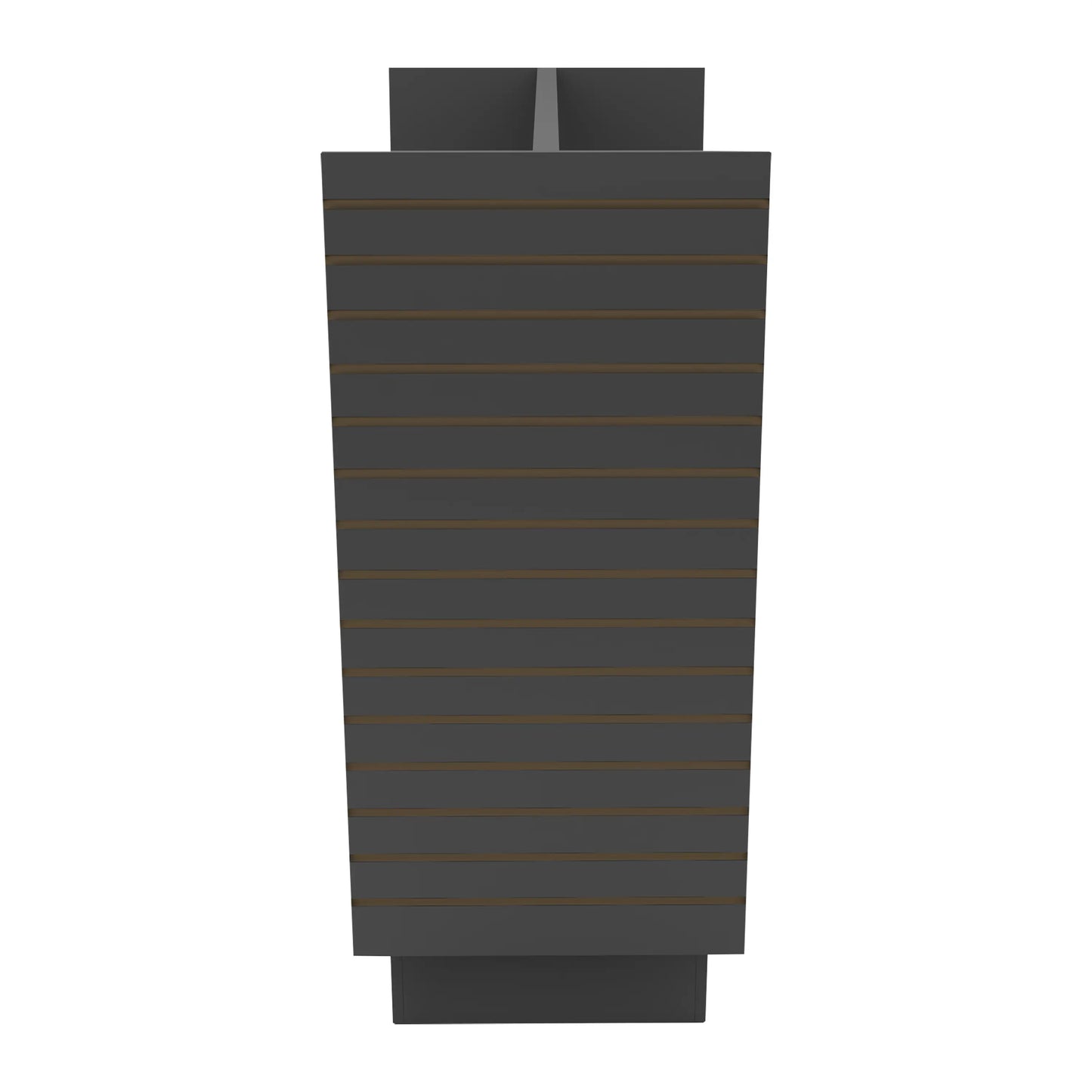 Gondola Slatwall Merchandiser Black Econoco WDSWH48BK