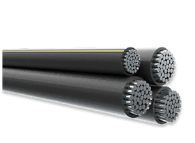 Quadruplex Aluminum Conductor Underground Direct Burial 1350 Series 600V URD