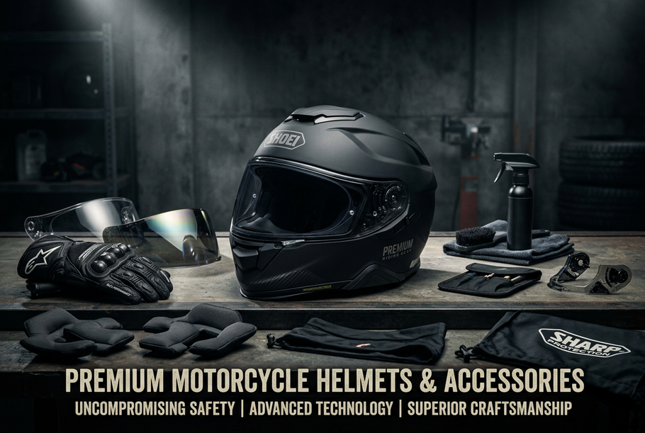 Motorcycle Safety Helmets & Accessories