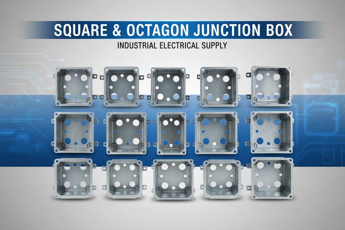 Square & Octagon Junction Box - Banner