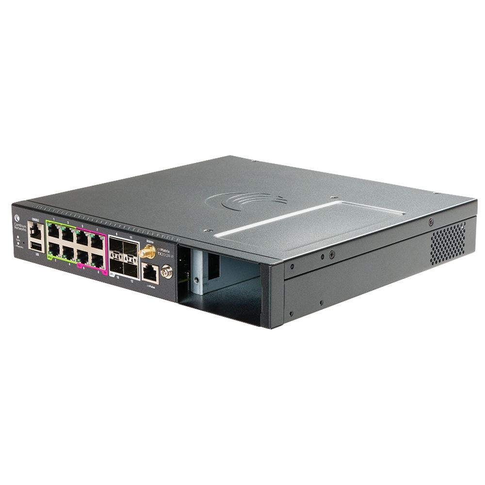 MXTX2012GXPA11 - 12-Port Gigabit PoE Switch with Intelligent Network Management