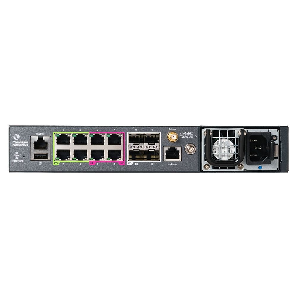 MXTX2012GXPA11 - 12-Port Gigabit PoE Switch with Intelligent Network Management