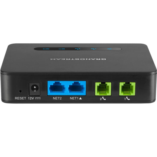 HT812V2 - 2-Port Analog Telephone Adapter with Gigabit NAT Router