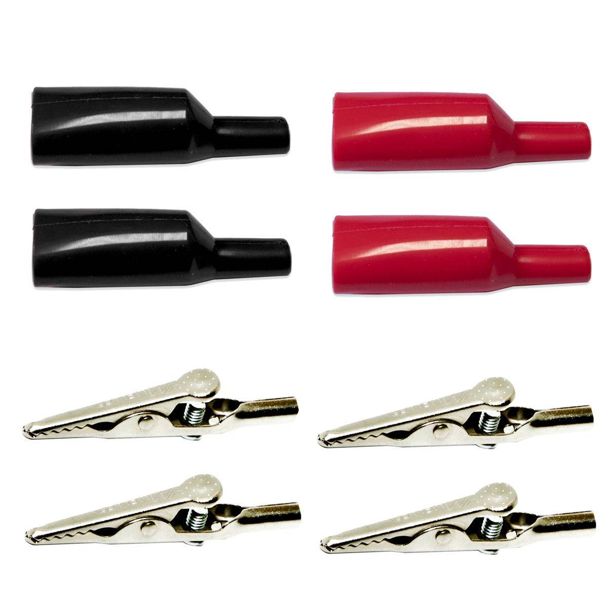 010014 - 10 Amp Alligator Clip Kit with PVC Insulators  (Pack of 29)