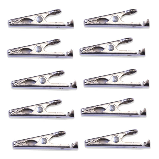 010017 - Set of 10 BU-30 Alligator Clips for Electrical Tasks  (Pack of 28)