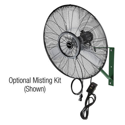 24" Outdoor Rated Oscillating Wall Mount Air Circulator