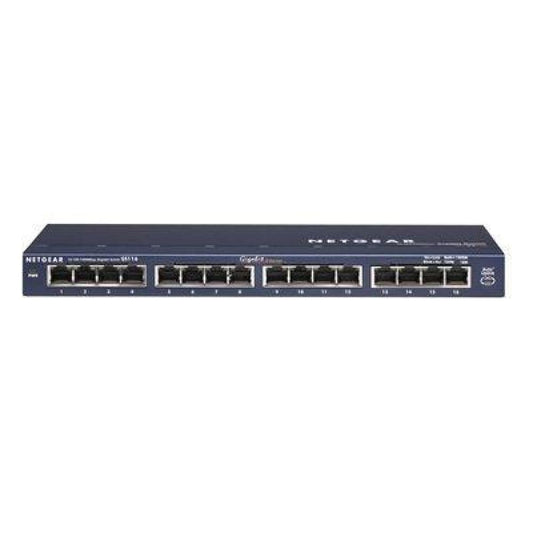 GS116NA - 16-Port Gigabit Desktop Switch, 1000 Mbps, Fan-less Design