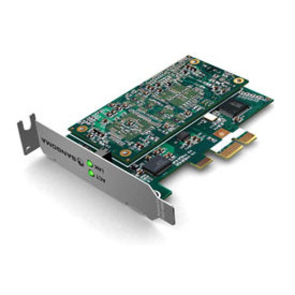 D100-120E - Compact PCIe Voice Transcoder Card for 120 Sessions