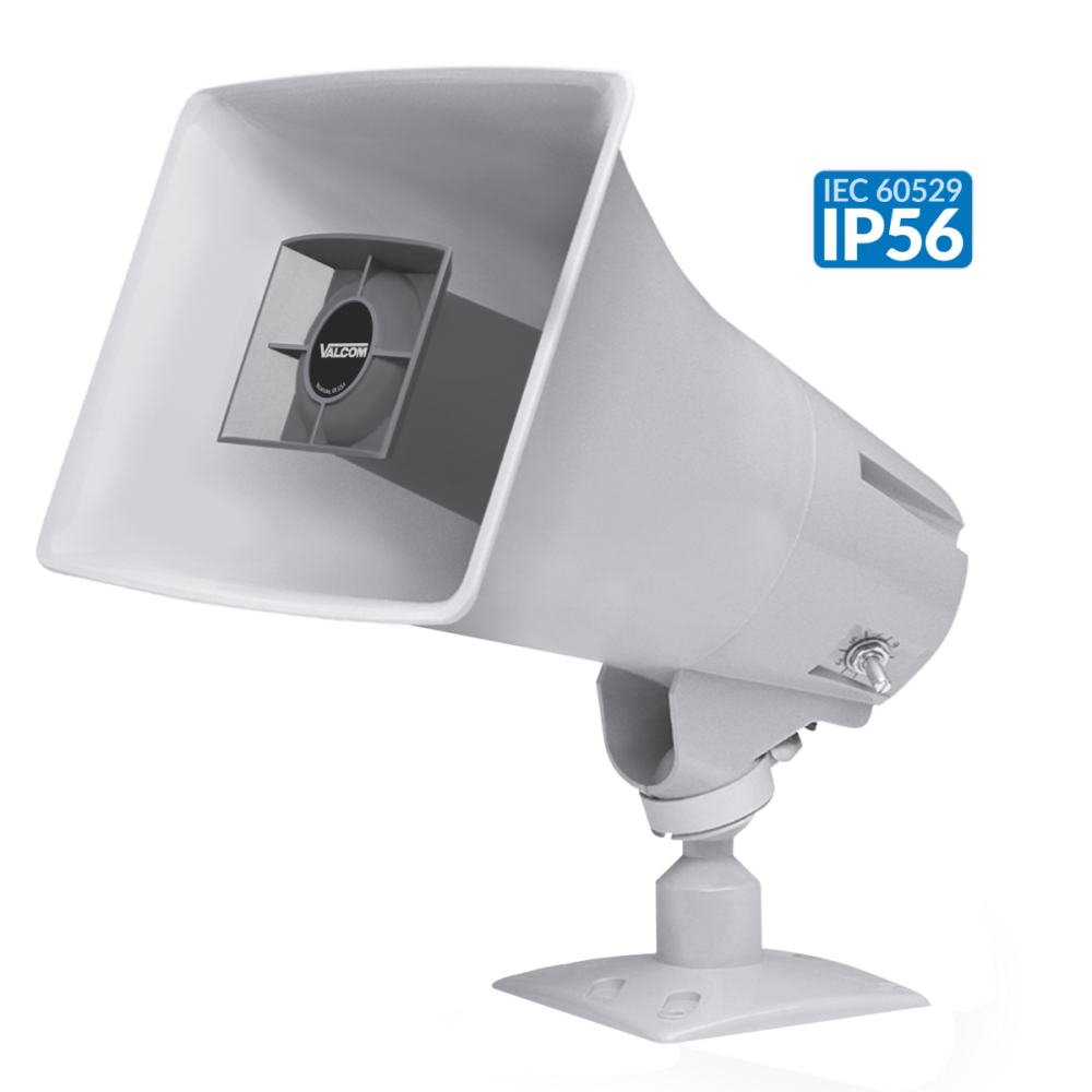 V-1030C-GY - 5-Watt Paging Horn for Indoor & Outdoor Use