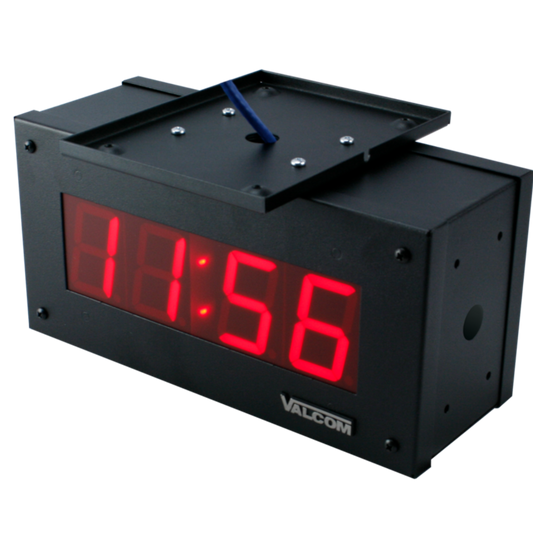 VIP-D425ADS - 2.5” Double-Sided Digital Clock with PoE and NTP Sync