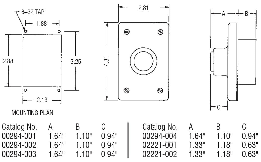 00294-004 1.00 inch Plastic Plunger