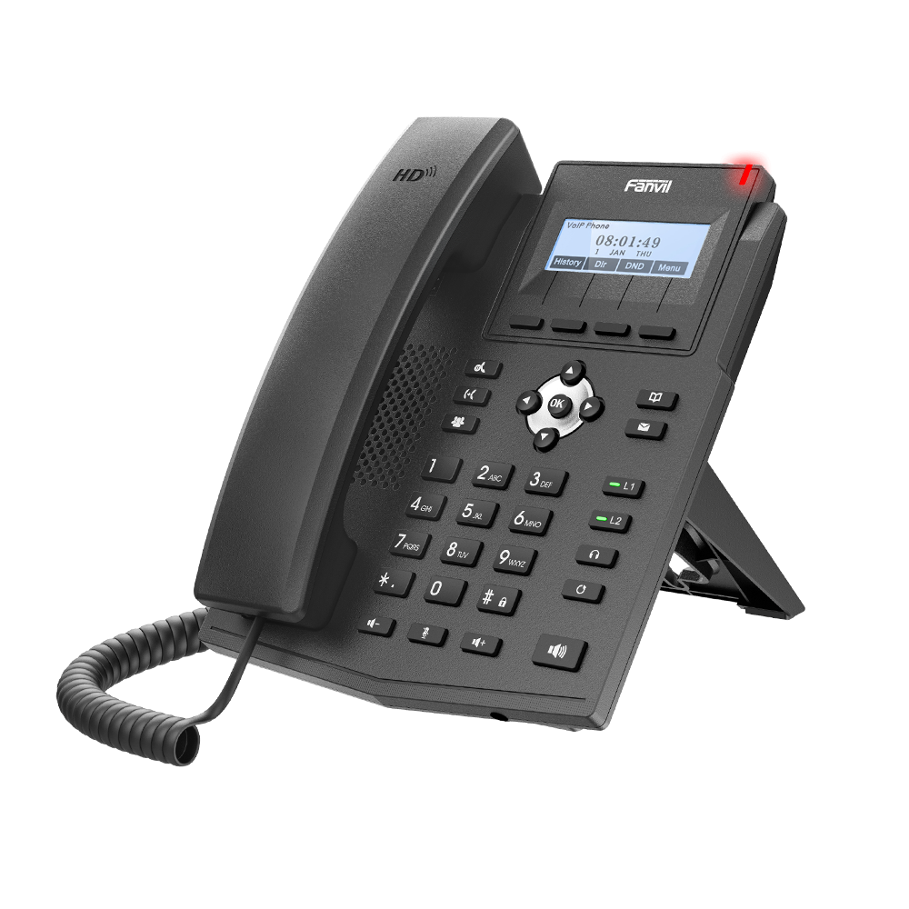 X1SP - Fanvil 2-Line VoIP Phone with OPUS Codec & PoE Support