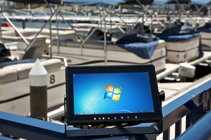 1029GNH 10.1" IP67 Waterproof Sunlight Readable Optically Bonded Capacitive Touchscreen LCD Monitor