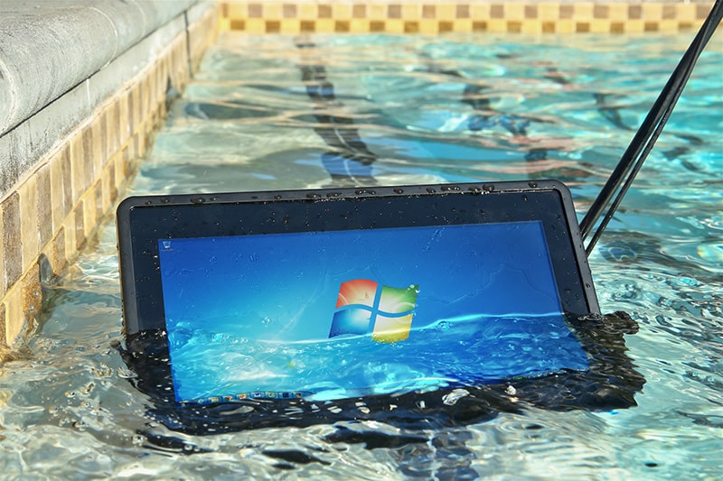 1029GNH 10.1" IP67 Waterproof Sunlight Readable Optically Bonded Capacitive Touchscreen LCD Monitor