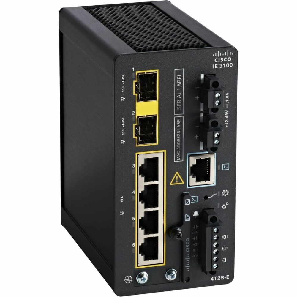 IE-3100-4T2S-E - Rugged 4-Port PoE Managed Switch for Industrial Networks
