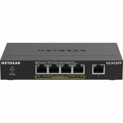 GS305PP-300NAS - 5-Port PoE+ Switch for Efficient Home Office Networking