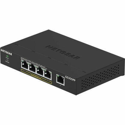 GS305PP-300NAS - 5-Port PoE+ Switch for Efficient Home Office Networking
