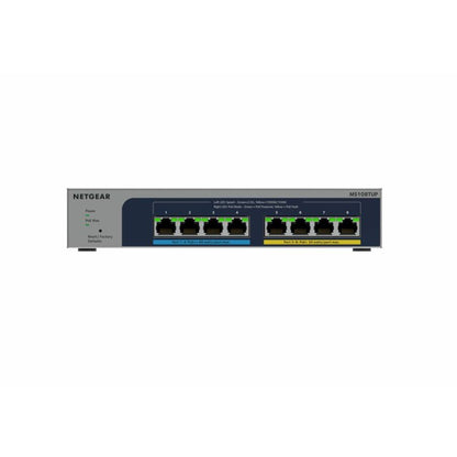 MS108TUP-100NAS - 8-Port PoE++ Multi-Gigabit Switch for Advanced Networking
