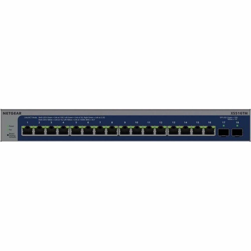 XS516TM-100NAS - 16-Port Managed Gigabit Ethernet Switch for Advanced Network Management