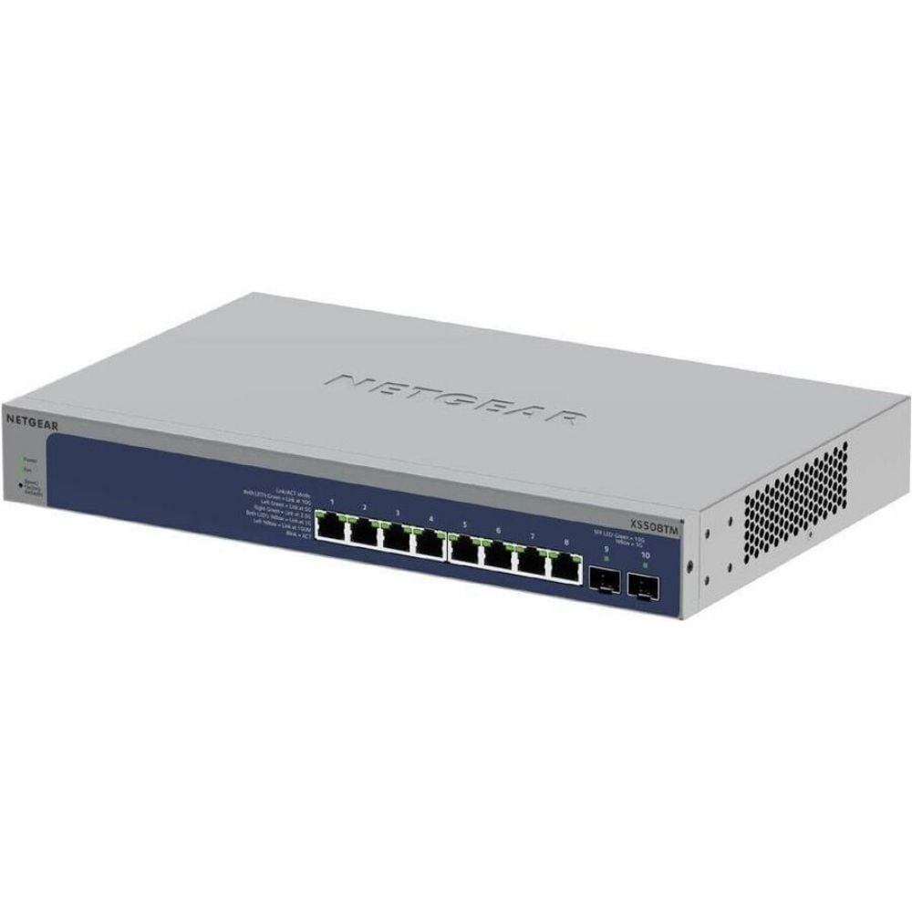 XS508TM-100NAS 8-Port Gigabit Ethernet Smart Switch with VLAN & QoS