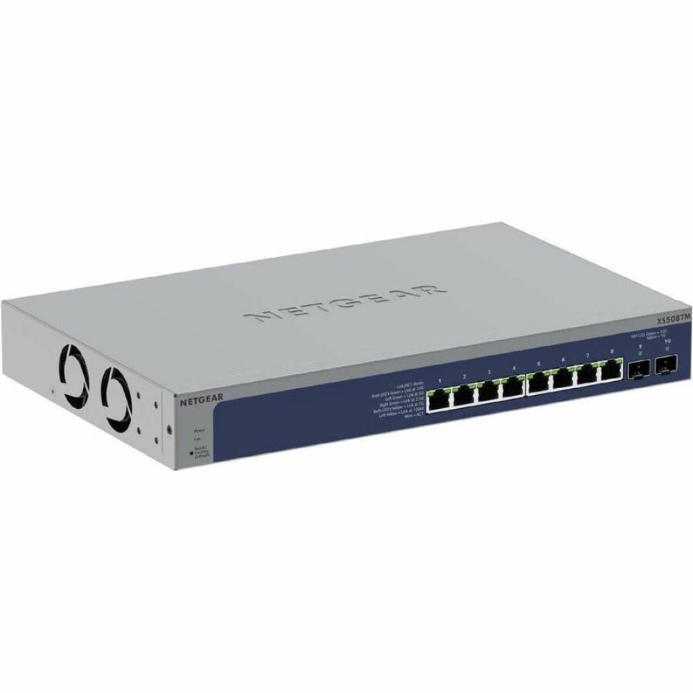 XS508TM-100NAS 8-Port Gigabit Ethernet Smart Switch with VLAN & QoS