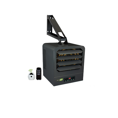240/208V 12KW ECO2S+ Garage Unit Heater w/ Fuse Block & Sensor