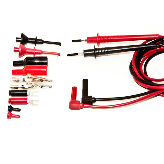 110004 - Complete Test Lead Kit with PVC Insulators and Steel Clips  (Pack of 5)
