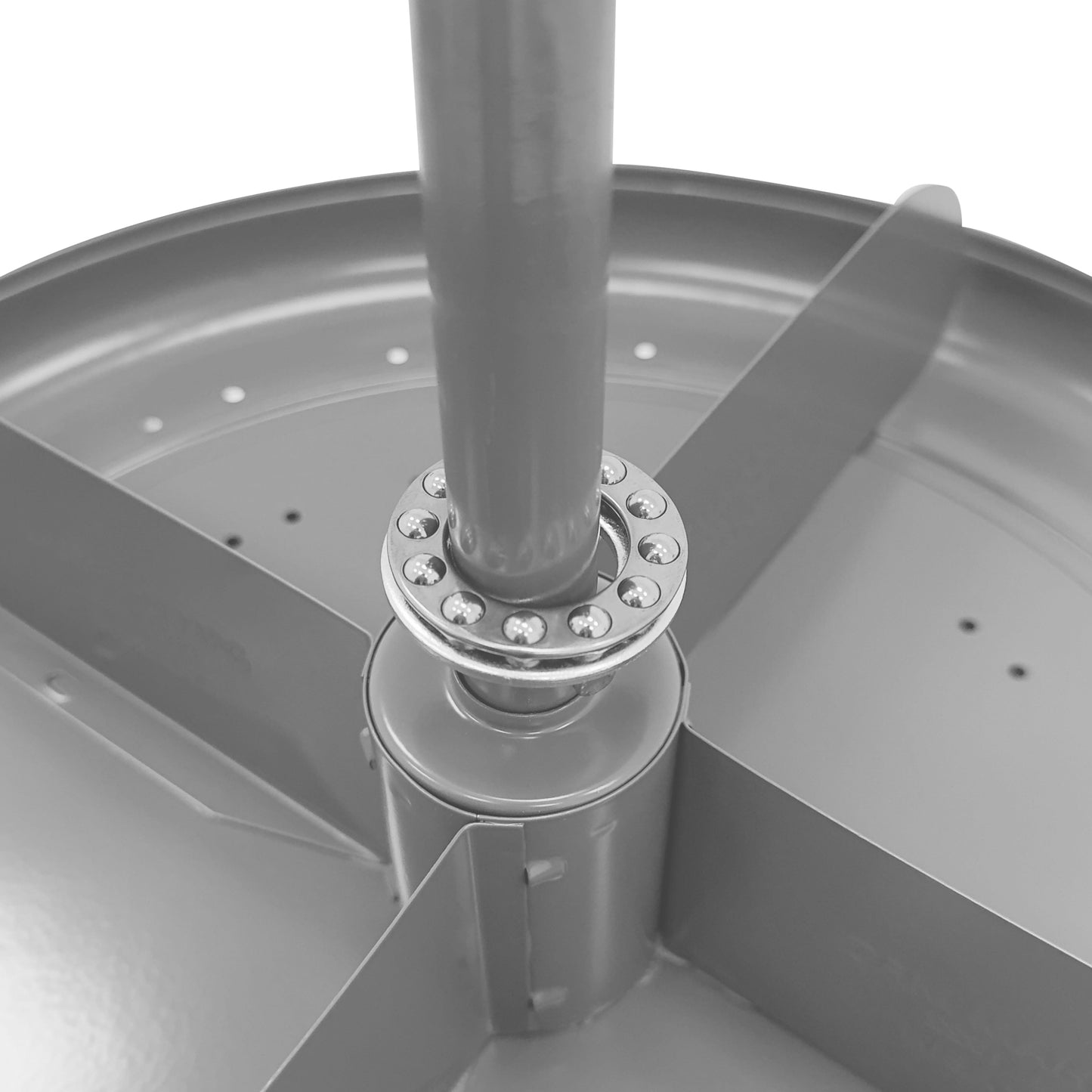 1106-95 17″ Revolving Rotabin, 6 Shelves