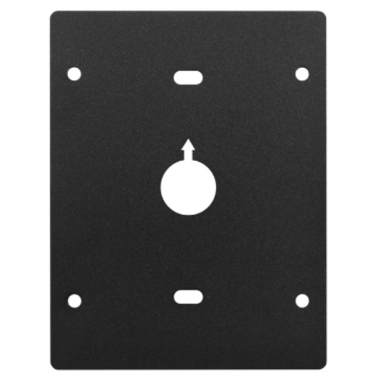 E-1600A-MK-GNP - Stainless Steel Gooseneck Mounting Kit with 12 Gauge Steel Plate