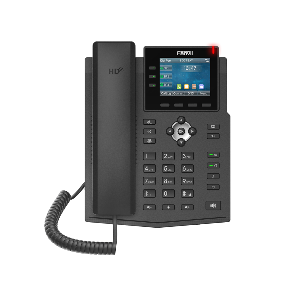 X3U-PRO - 2.8" Color VoIP Phone with 6 SIP Lines and HD Audio