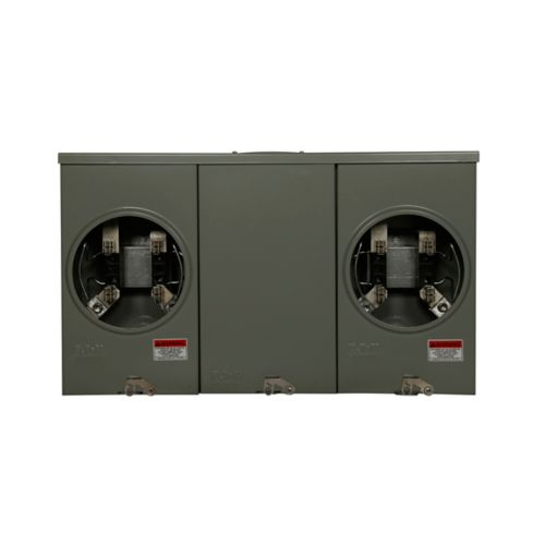 2-Gang 100A 600V Single-Phase Meter Socket 1004426ACH