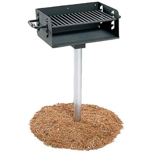 ADA Rotating Pedestal Charcoal Grill With 300" Cooking Surface & 3-1/2" Diameter 630H-3
